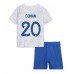 Frankrike Kingsley Coman #20 Barnkläder Borta matchtröja till baby VM 2022 Kortärmad (+ Korta byxor) Billigt